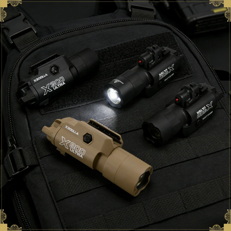 

1/3/5 шт. X300U/X400 20-мм фонарь для крепления на рельс 2026 - нейлоновый светодиодный стробоскоп для пистолета для страйкбола и охоты для улучшения видимости