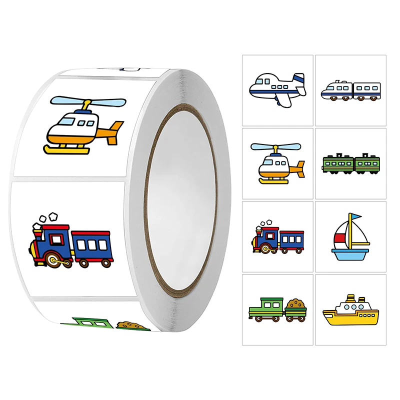 ملصق مضاد للمياه لودر أطفال بالريموت كنترول شاحنة مطافئ جرار جرافيتي ورق مزين حقيبة دفتر الأستاذ #5