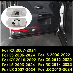 2Pcs LED Projector Lamp Car Door Welcome Ghost Shadow Lights For Lexus RX ES GX LS LX IS GS RC UX Series ES200 ES250 ES260 ES300