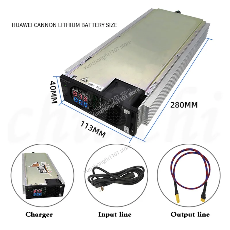 High‑Power Modified Adjustable Charger R4850G2 R4875G1 Original Module For Lithium Iron Phosphate LiFePO4