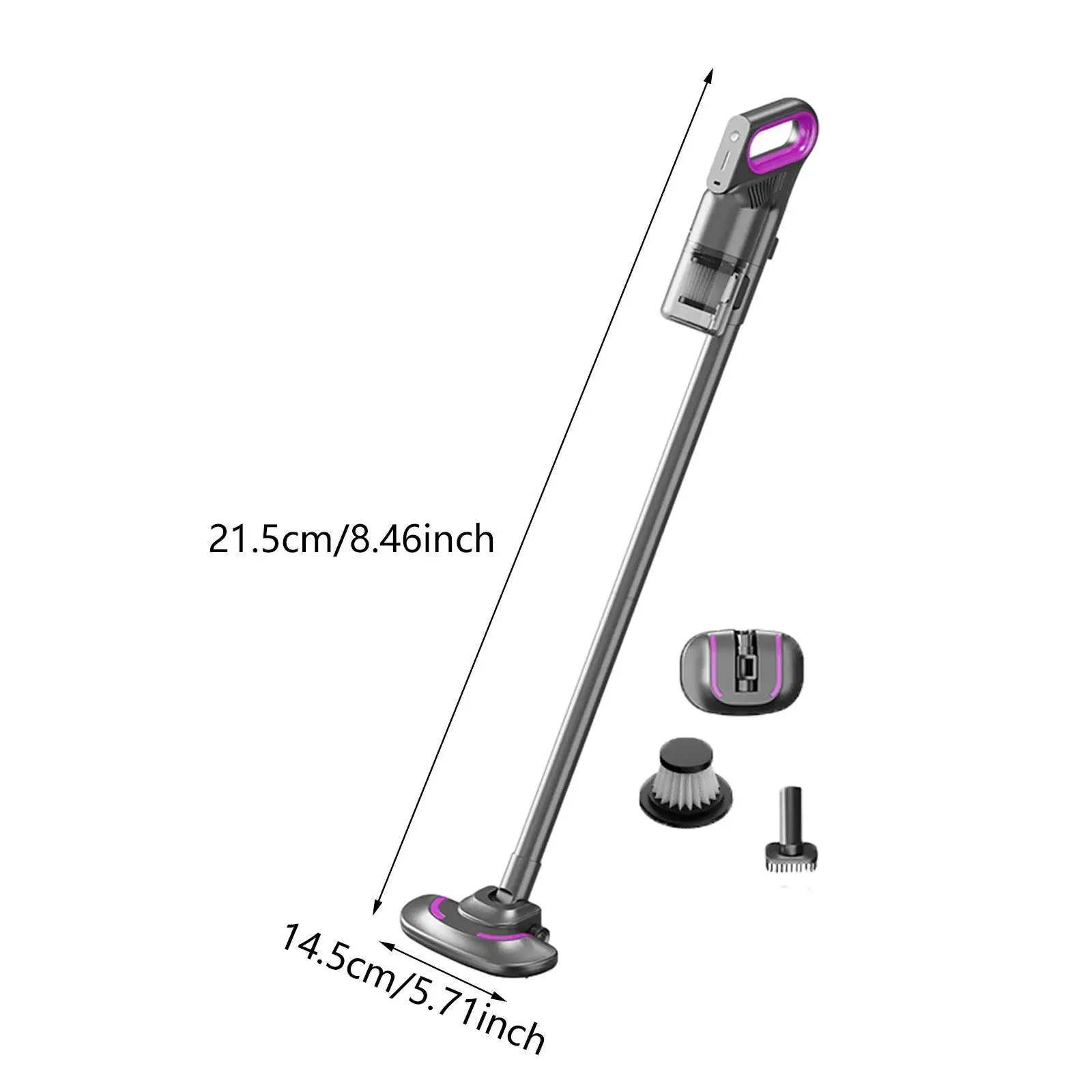 Handheld Vacuum Cleaner Portable Mite Remover for Sofa Hardwood Floor Carpet