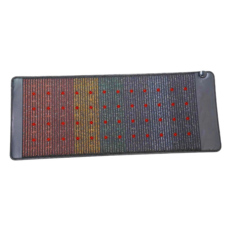 Full Body Massager 75*31 Inch PEMF Massage Amethyst Mat With Photon Light Therapy Heating Tourmaline Stone Mattress