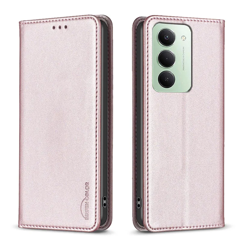 حافظة جلدية فاخرة لهاتف Xiaomi 15 15T 14 13 13T 12T 11T Pro 12 11 Lite 5G NE غطاء مغناطيسي حقائب محفظة بلون واحد