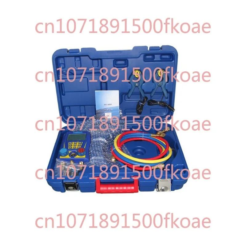 WK-6889-L Multifunctional Digital Manifold Pressure Gauge for Many Refrigeration Gas