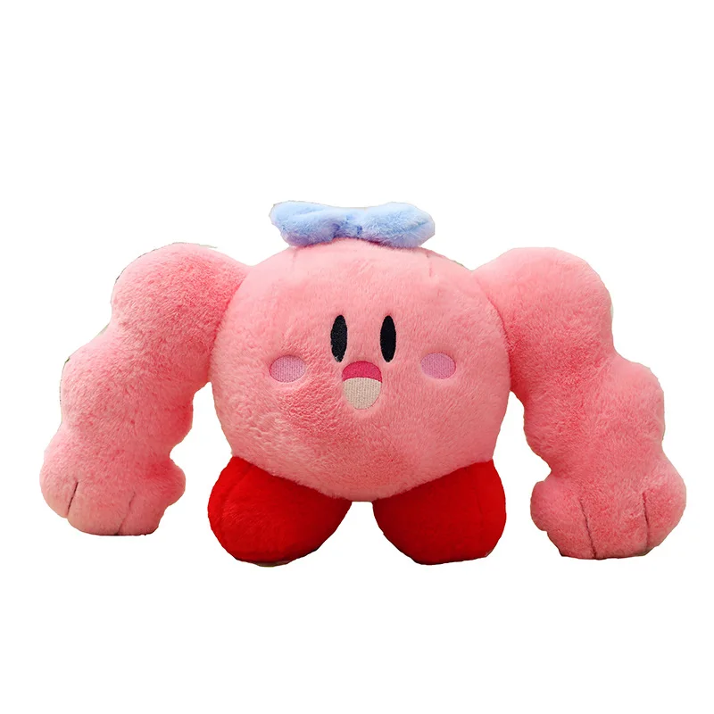 New Kirby Pillow Cartoon muscle Plush Doll Stuffed Animal Peripheral Children's Birthday Gift Home Stuffed Animal Plushies Toy