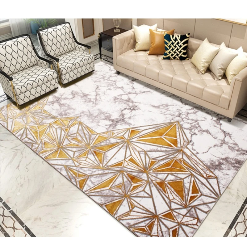 Wholesale price machine made carpets cut pile abstract area rug for living room