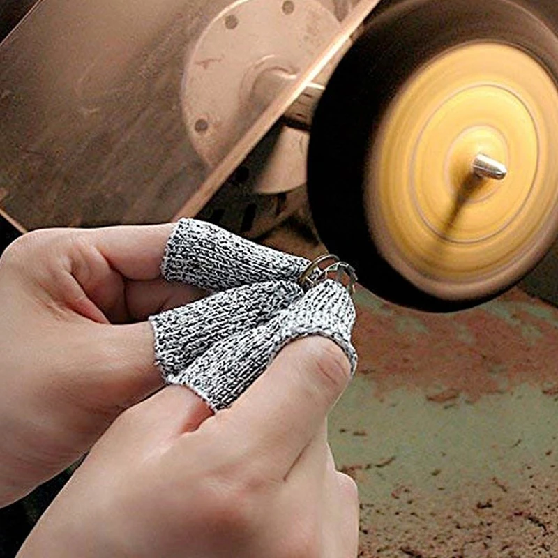 ^10Pcs Finger Cots Thumb Protector Anti-Cut Fingertips Finger Sleeve Flexible Resistant Protection Finger Cots DIY Work