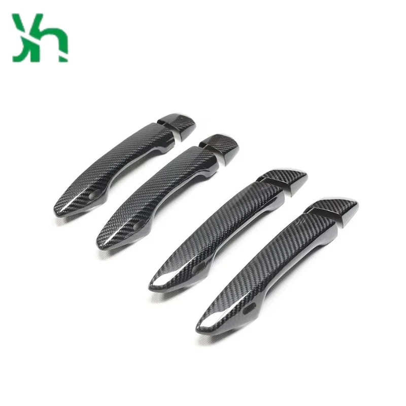 بالنسبة لكزس GT هو غطاء مقبض الباب الجانبي من ألياف الكربون الحقيقية ES GS RX Classic #3