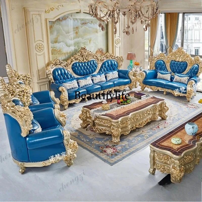 A68 Italian Leather Sectional Luxury Sofa Storage Lazy Nordic Lounge Chair Luxury Sofa Set Relaxer Modern Living Room Furniture