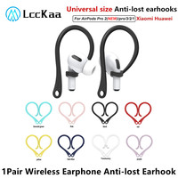 1Pair Silicone Anti-Lost Earhook For Apple Airpods Pro 1 2 3 Xiaomi Huawei Wireless Bluetooth Headphone Protective Accessories