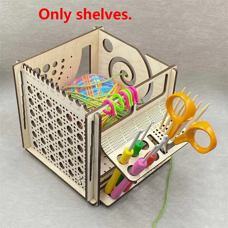 

All-In-One Wooden Yarn Bowl, 2024 Multifunctional Knitting Tool,Wooden Yarn Bowl, Yarn Bowl For Knitting Durable Easy Install-AT