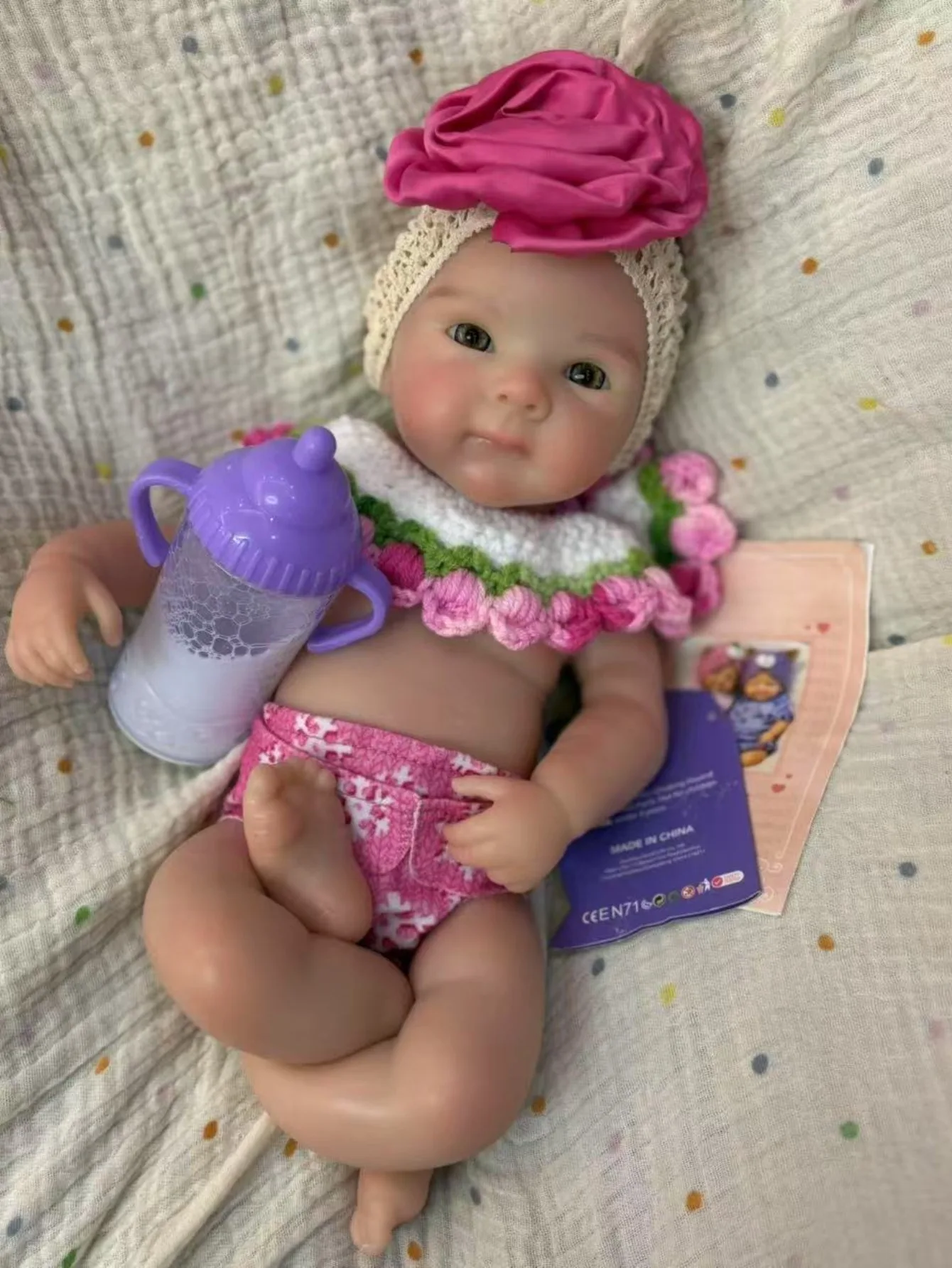 ตุ๊กตาซิลิโคน Aizwa1 ขนาด 13 นิ้ว Bettie Reborn ตุ๊กตาเด็กผู้หญิง เปิดปากได้ ทำมือ เบเบ้ สัมผัสนุ่ม สำหรับเป็นของขวัญวันเกิด