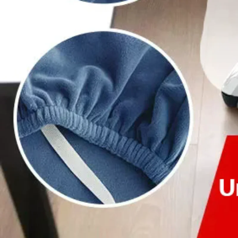 

1Pc New Velvet Office Chair Cover Computer Swivel Seat Cover Modern Elastic Chair Slip Washable Slipcovers Removable Dust Cover