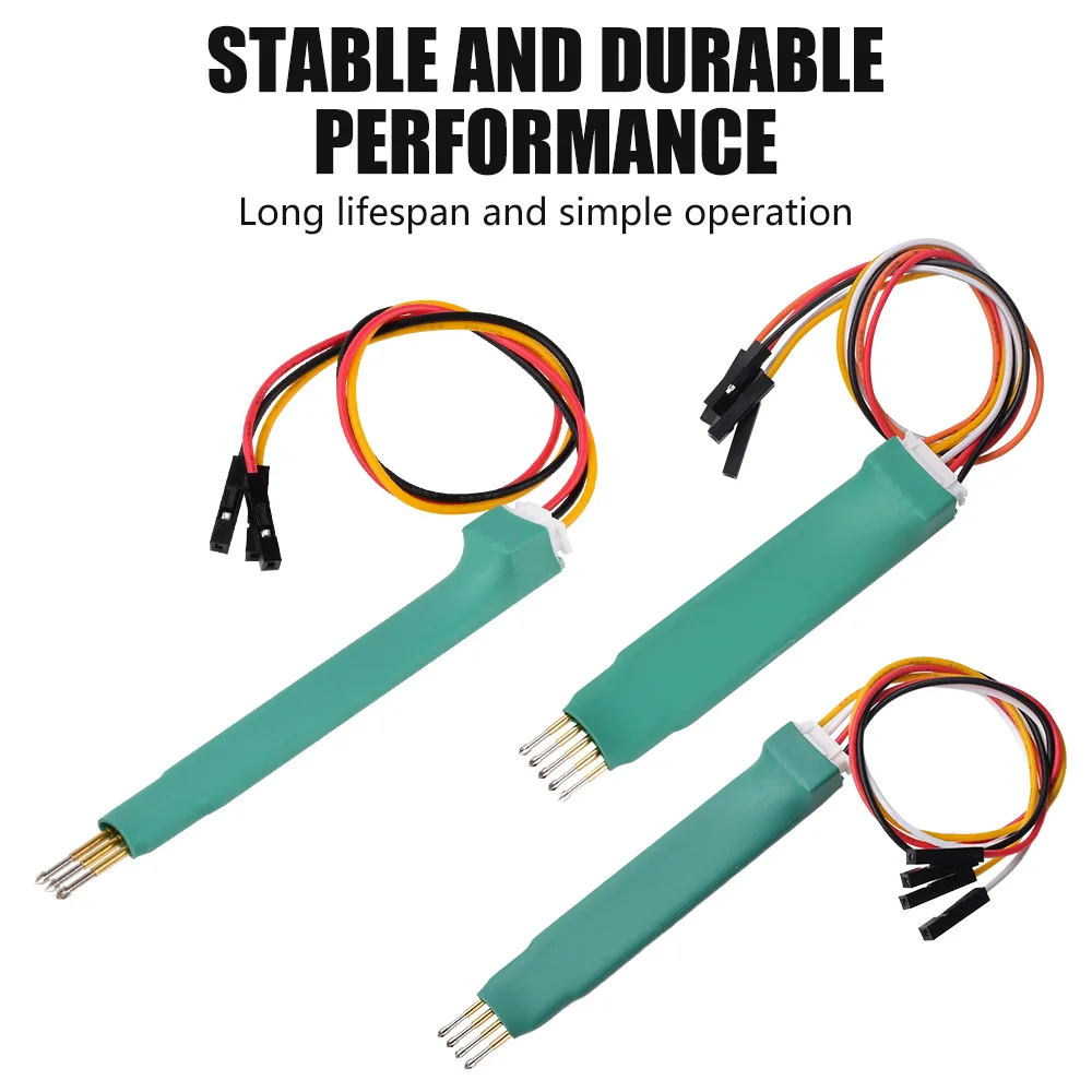 2.54mm Spring Probe Test Cable XH2.54 Connector Spring Pin Test Probe Micro Chip Programming Needle Cable for STC STM32 STM8
