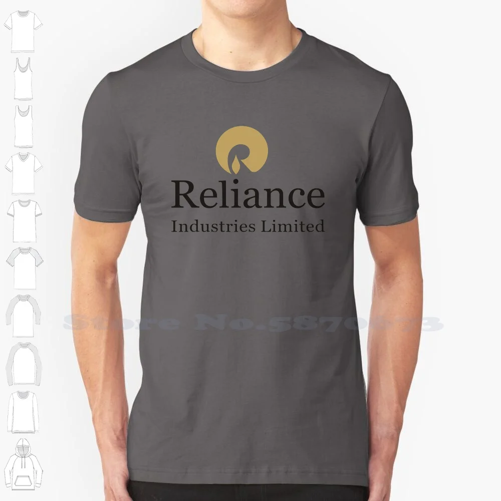 Reliance Industries Limited Logo Casual T Shirt Top Quality Graphic 100% Cotton Tees