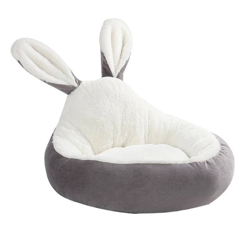 Rabbit Ear Shaped Pet Sofa Comfortable Pet Bed Warm Comfortable Skin Friendly Dog Sofa Bed Pet Supplies Cute Cat Bed Furniture