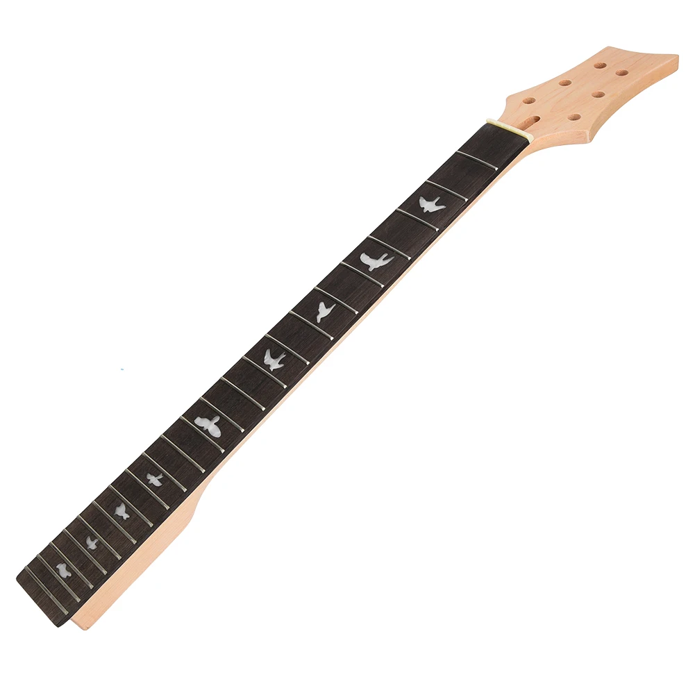 Guitar Neck 22 Frets Solid Wood Blackwood Fingerboard for Electric Guitar Musical Instrument Accessories