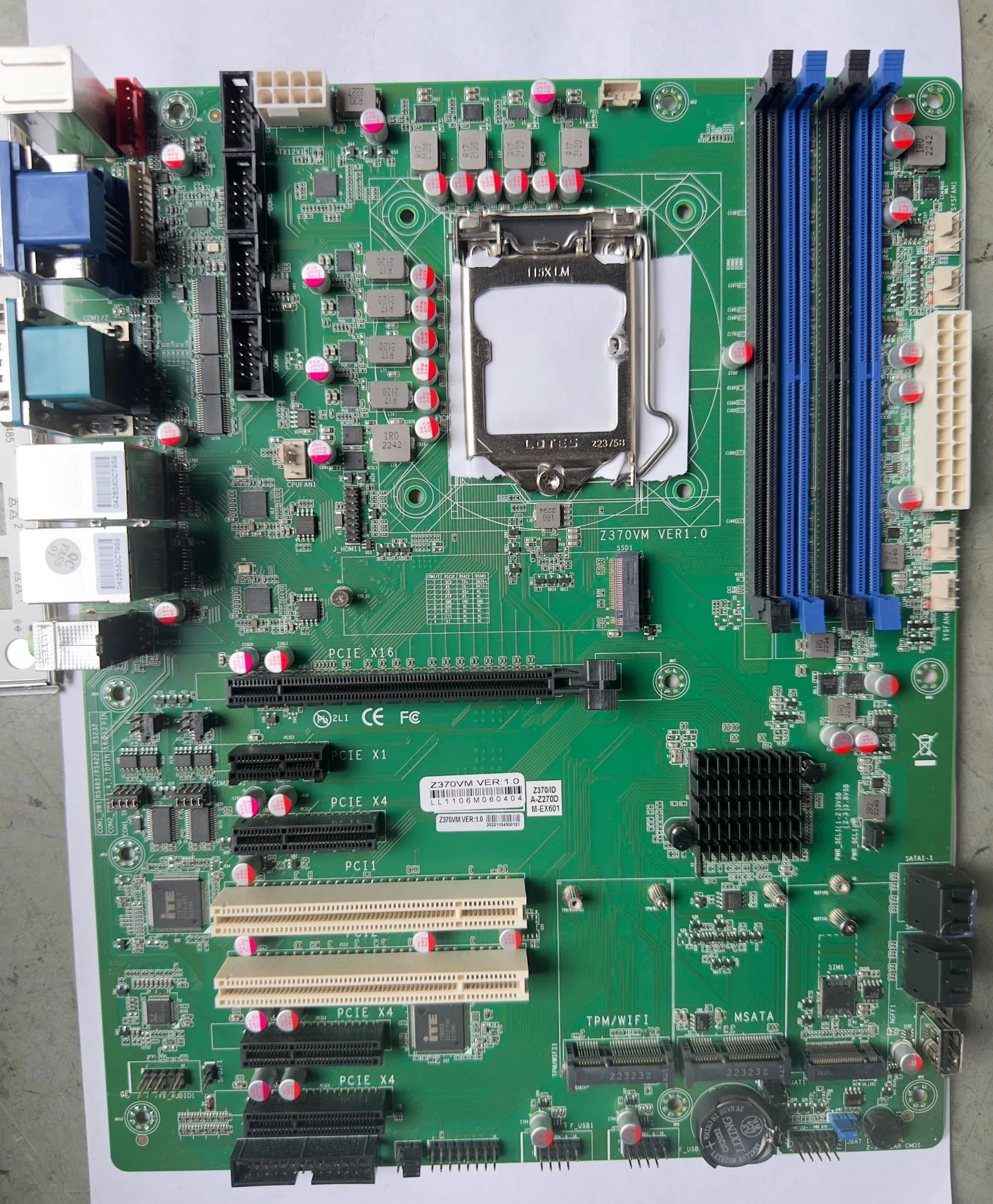 Известный бренд-Z370VM VER1.0, материнская плата