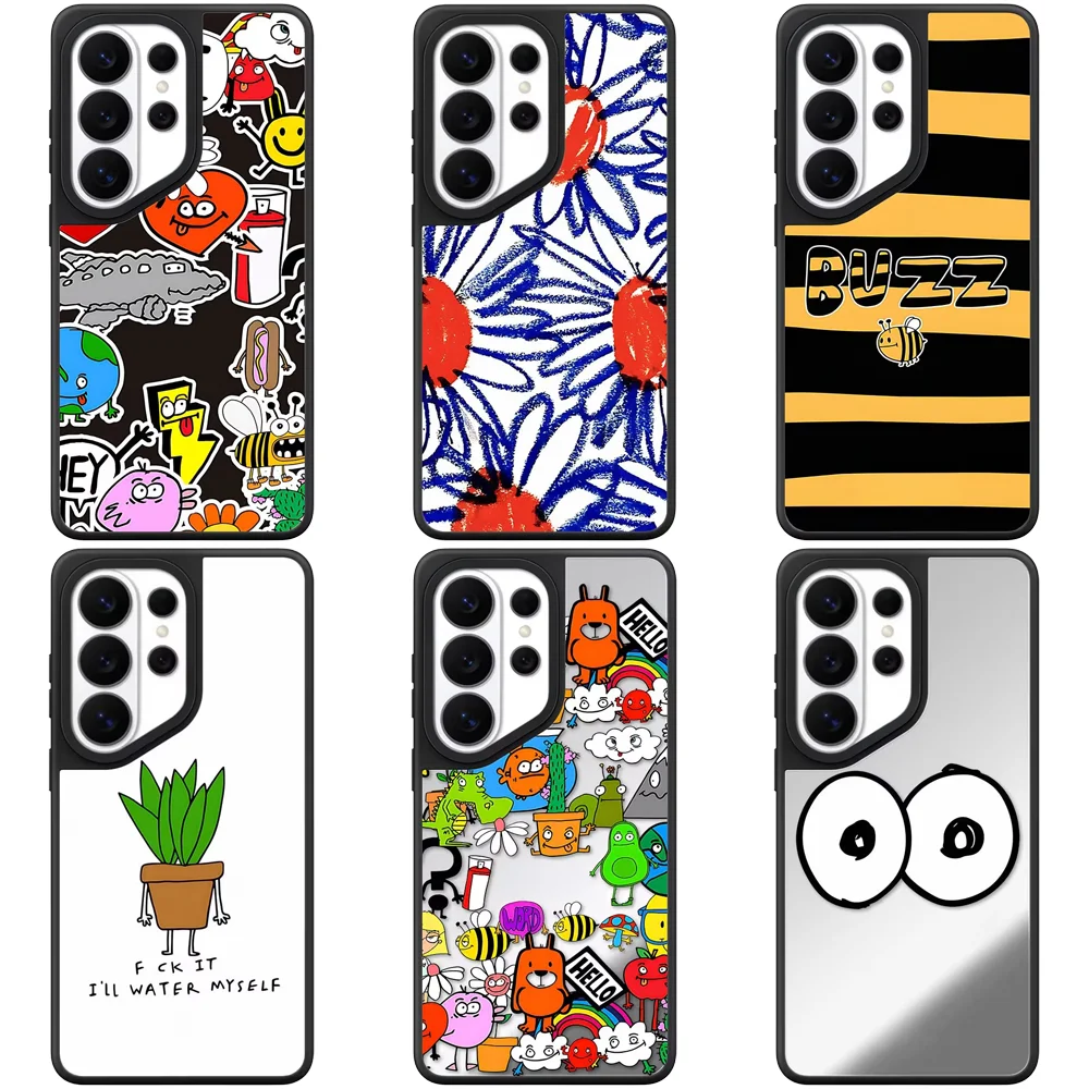 6081884 Mirror Magnetic Case: Compatible with Samsung Galaxy S23 U S24U S25 S26 Ultra S25+ S26 Plus Shell