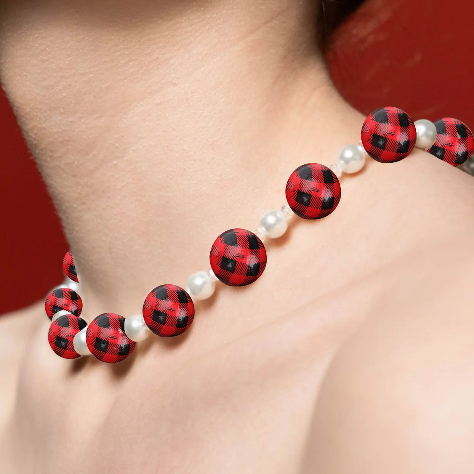 

40Pcs Small Plain Wood Beads DIY Jewelry Making Round Beads for Bracelet Necklace Crafts Jewelry Bead Necklace Bead