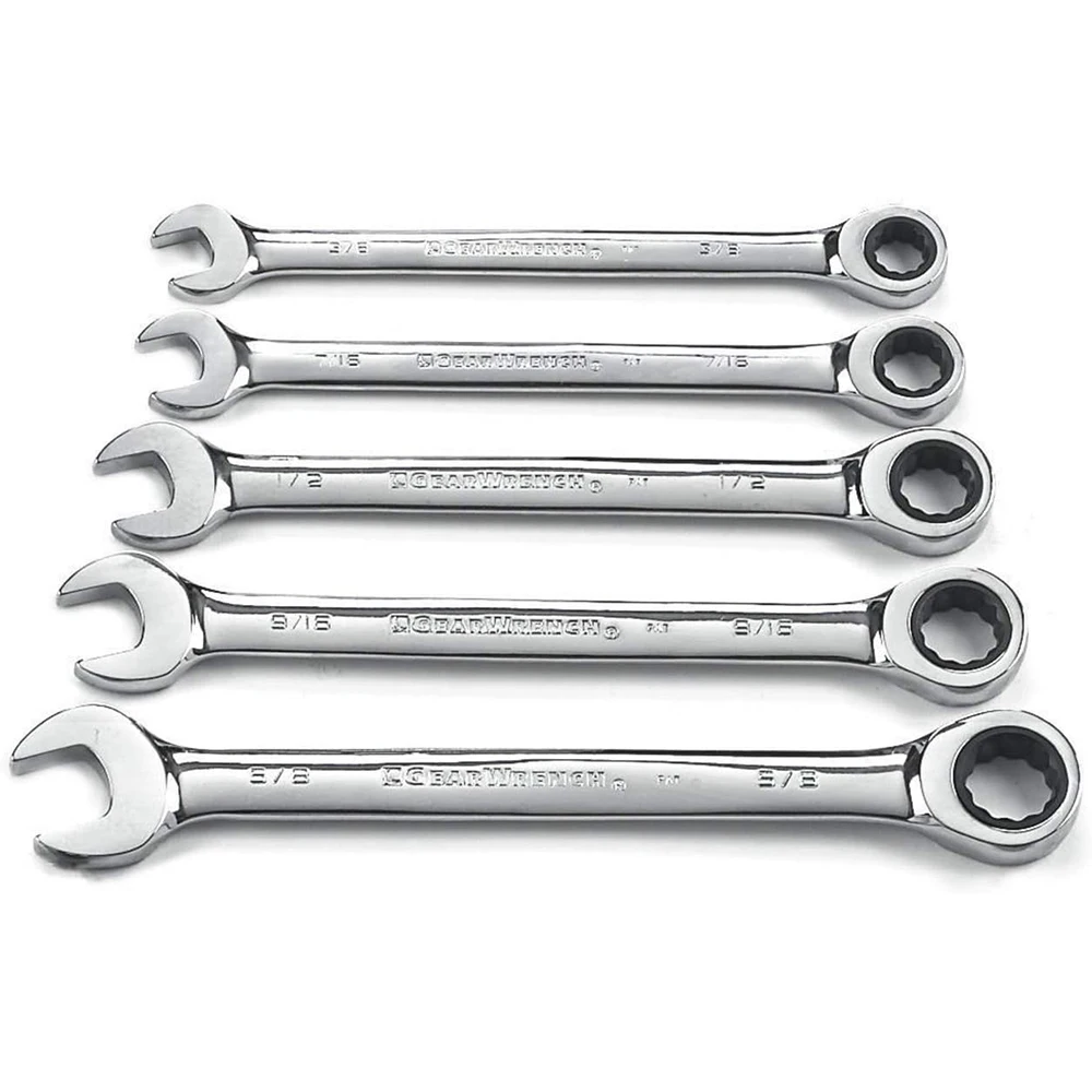 1pcs 6-24mm Ratcheting Box Combination Wrenches Set for Car Repair Ring Spanner Hand Tools A Set of Key
