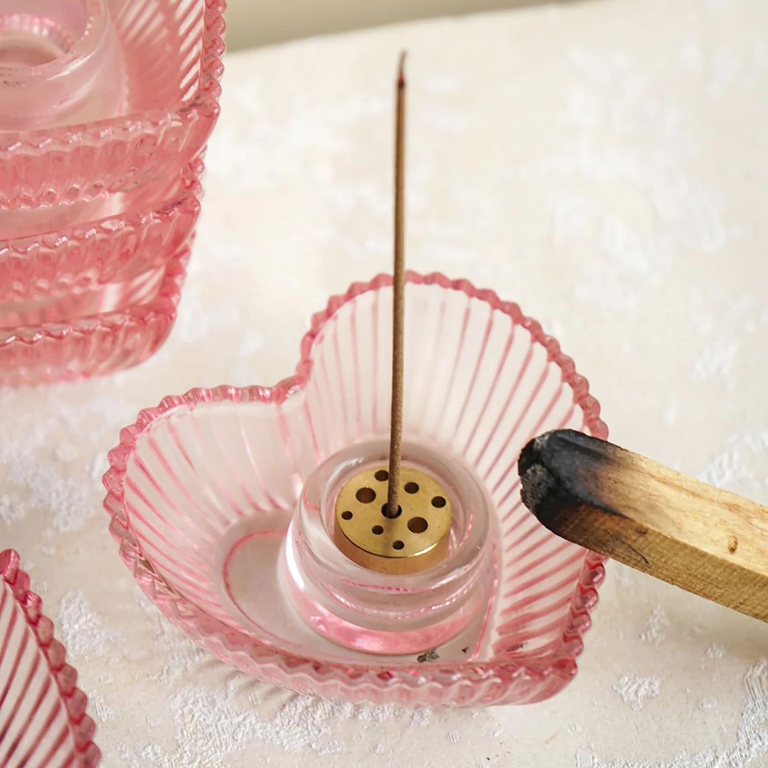 Home Fragrance Incense Sticks - Glass Palo Santo Holder Incense Holder