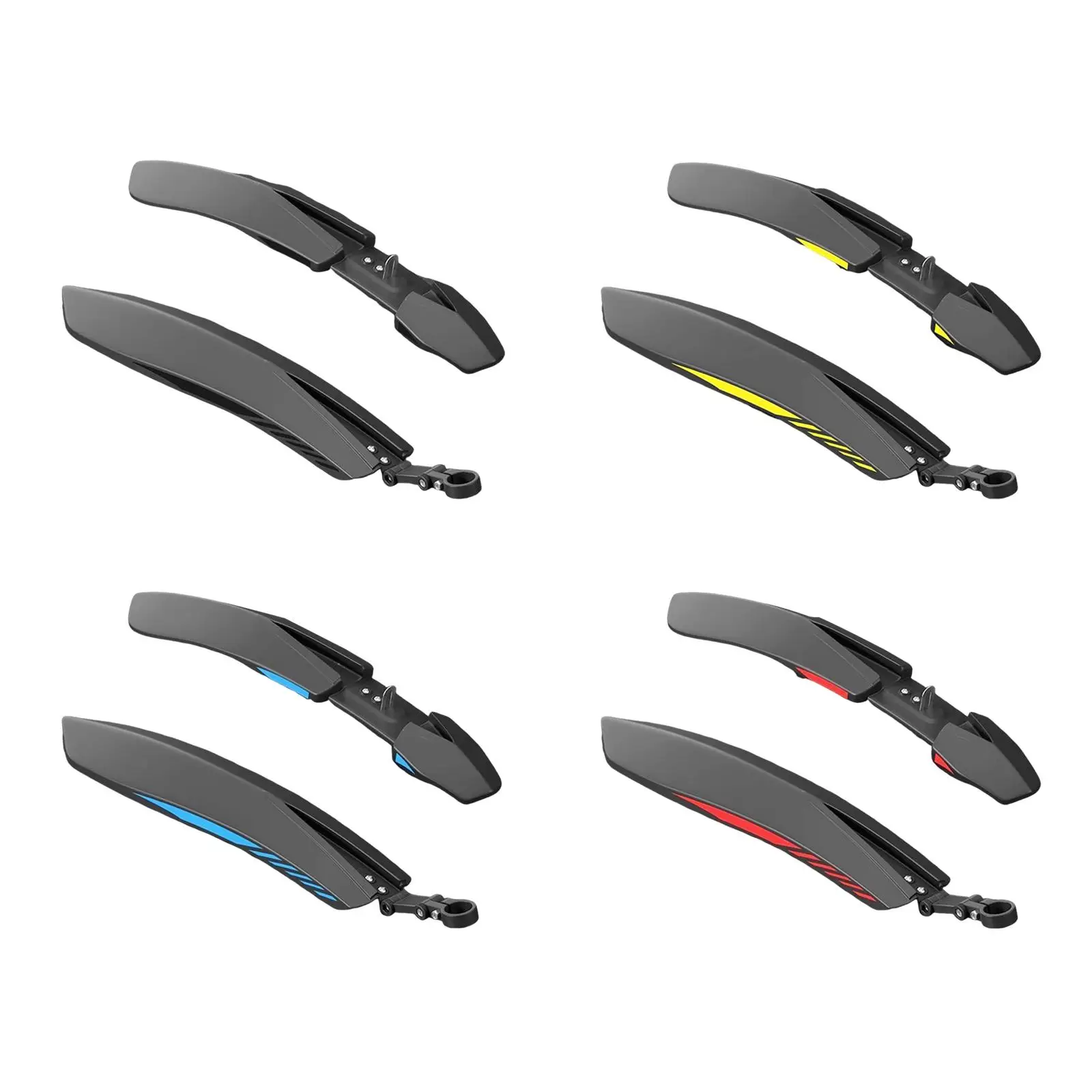 

Bike Front Rear Fenders Bike Mudguards Components Bicycle Mud Guards Bicycle Mudflaps for Mountain Bikes Road Bikes Bicycling