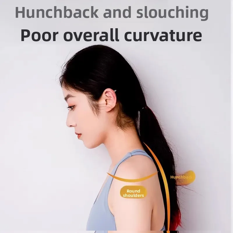 Sleeping Beauty Back Correction Pillow Neck Support Bedtime Shoulder Relaxation Medium Foam Cushion for Better Sleep