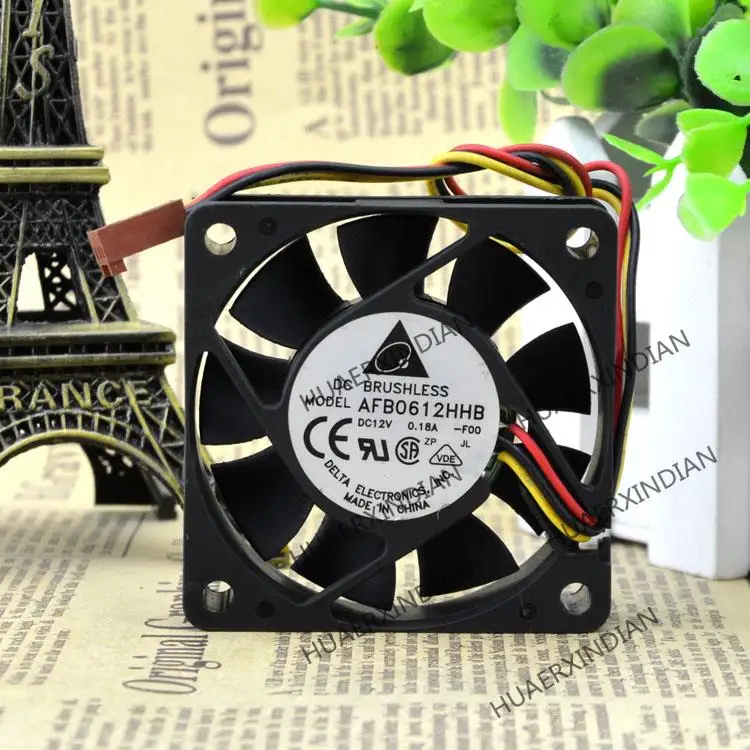 Kit de montaje de ventilador de refrigeración, 6cm, AFB0612HHB 6015 0.18A 12V, nuevo