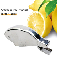 Food Grade Stainless Steel Lemon Juicers with Fish Shape Multi-Purpose Juices Extractor for Kitchen Home