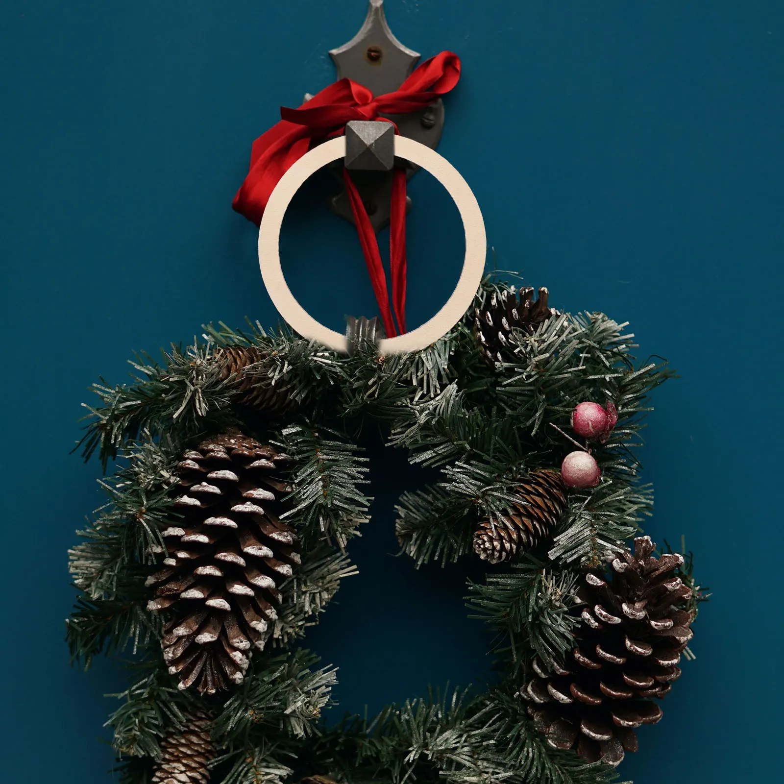 

20Pcs Round Wooden Circles Unfinished Wood Rings for Crafts DIY Handbag Curtain Connectors Natural Flat Circle Cutouts for Home