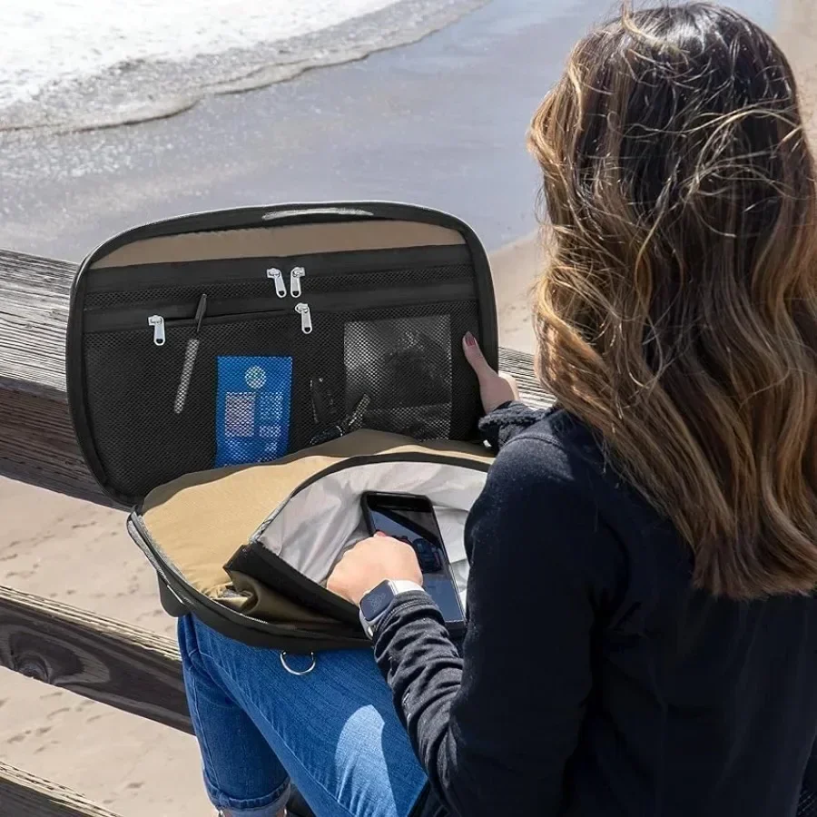 خط Xtreme Sight ~ حقيبة فاراداي فليكس لأجهزة الكمبيوتر المحمولة والأجهزة اللوحية والإلكترونيات متوسطة الحجم ~ تتبع/دفاع القرصنة ~ حجر