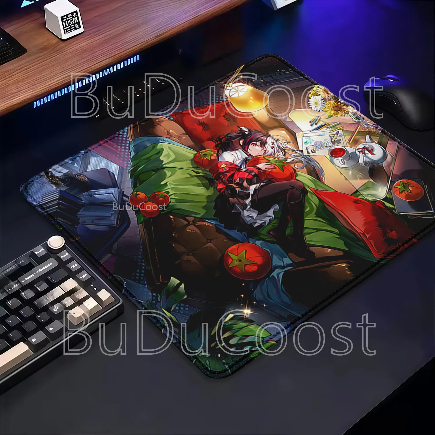 Lacrimosa Neverness to Everness NTE Small Size Mousepad Kawaii Anime Girl e-sports Mouse Pad NonSlip base Gaming Office Desk Mat