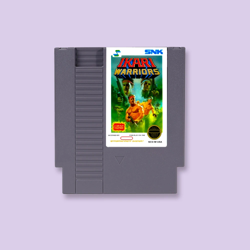 

Ikari Warriors Game Cartridge Action Game For NES 8Bit 72PIN Consoles Game Card