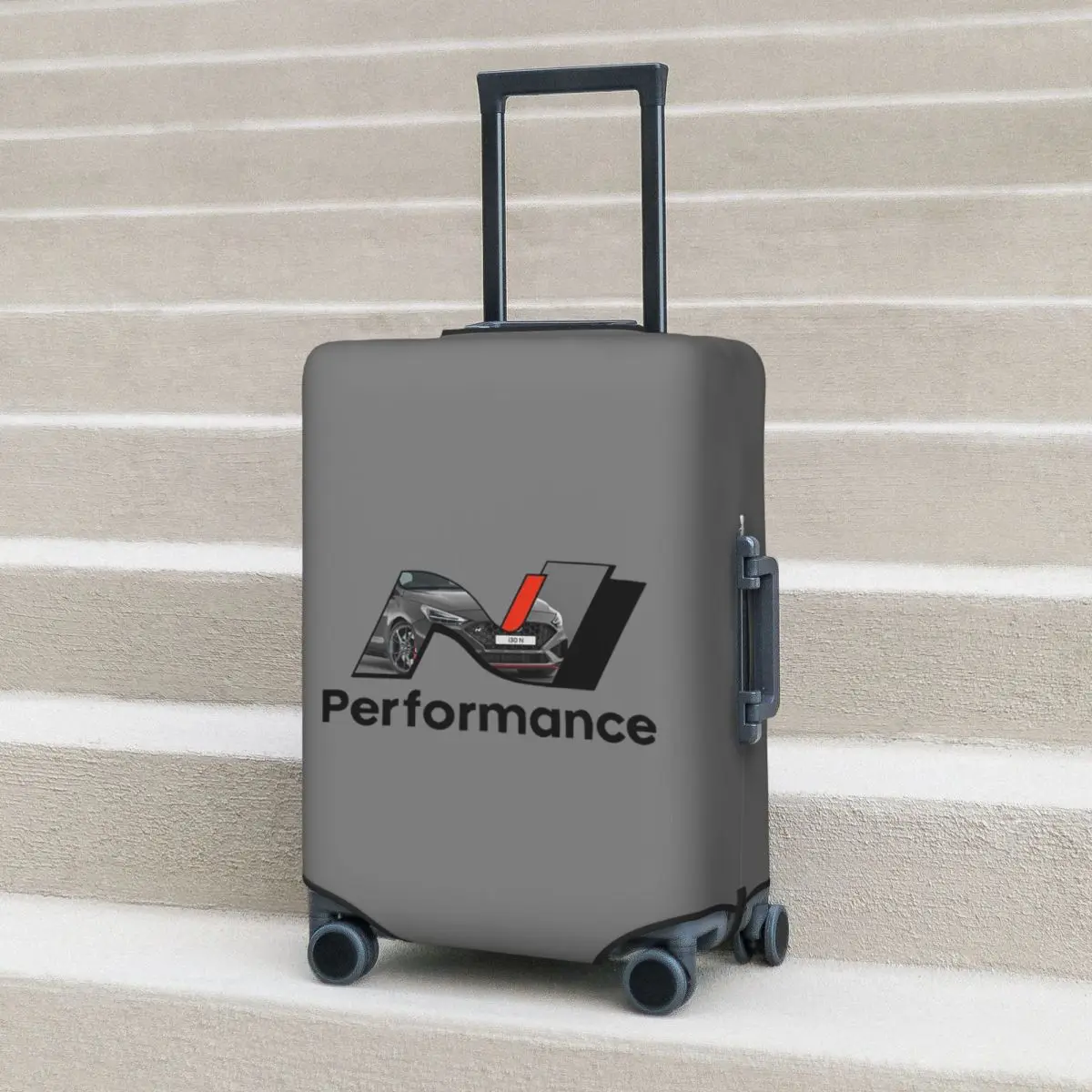 

2021 FACELIFT N Performance - Shadow Grey Suitcase Cover Protection Elastic Trip Luggage Protector Covers for 18-32 Inch
