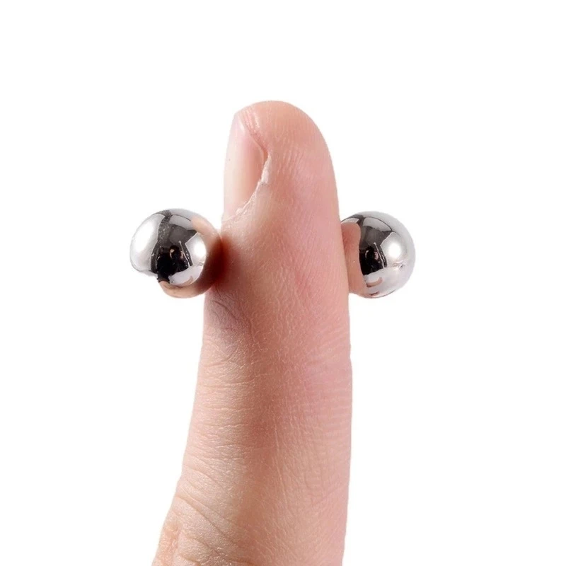 1Pair Nipple Clip and Studs Magnet Orbs Personal Fake Nipple Piercing Ring Powerful Magnet Non Piercing Giant Magnet Balls Women - view 3