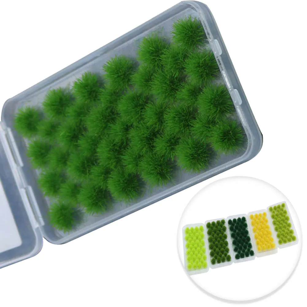 Self-Adhesive Static Grass Tufts Miniature Model Scenery Wildflowers Flower Cafts Artificial Grass Modeling Wargaming DIY