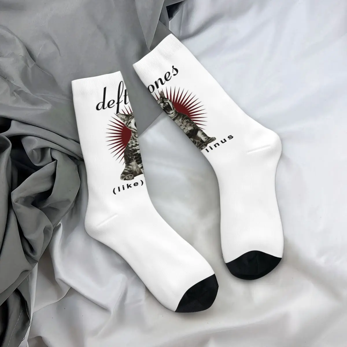 

Носки All Seasons Crew Stockings Deftones Metal Punk Band, модные длинные носки для мужчин и женщин, подарки на день Святого Валентина