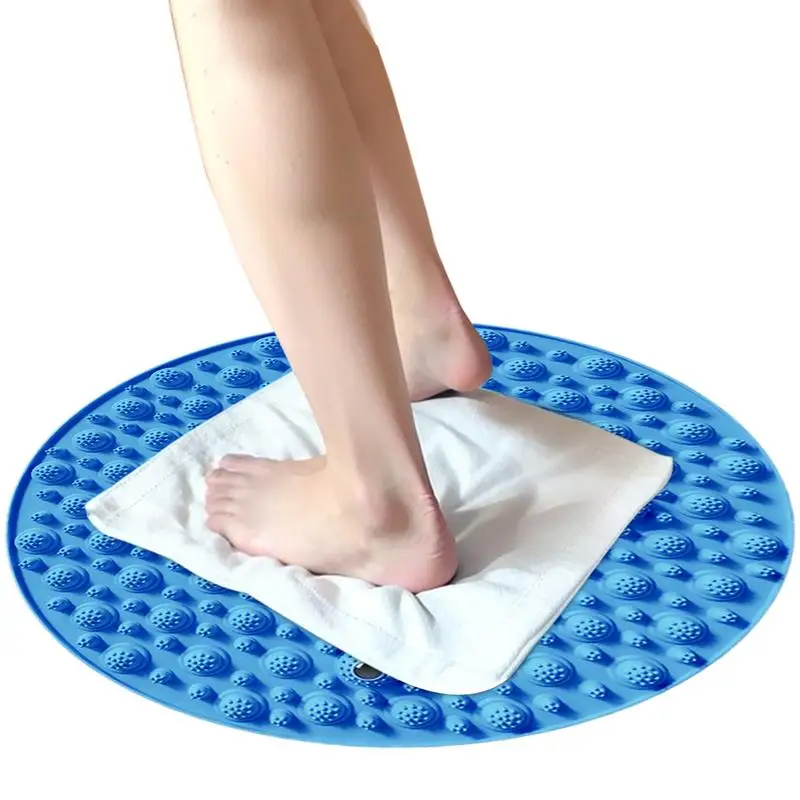 Pressure Point Mat Silicone Pressure Point Massage Tool Foot Pressure Point Pad Portable Massage Foot Mat Foot Reflexology Tool