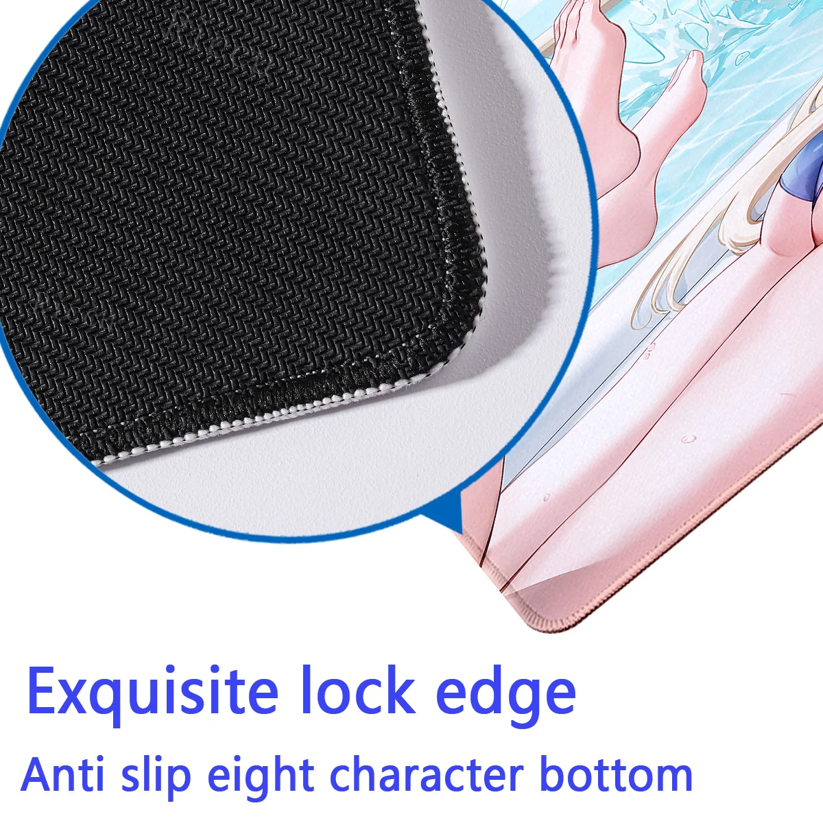 teclado mouse pad Asuma Toki Hayase Yuuka Game Blue Archive Sexy Girl Large gamer mousepad desk mat Computer Gaming Accessories