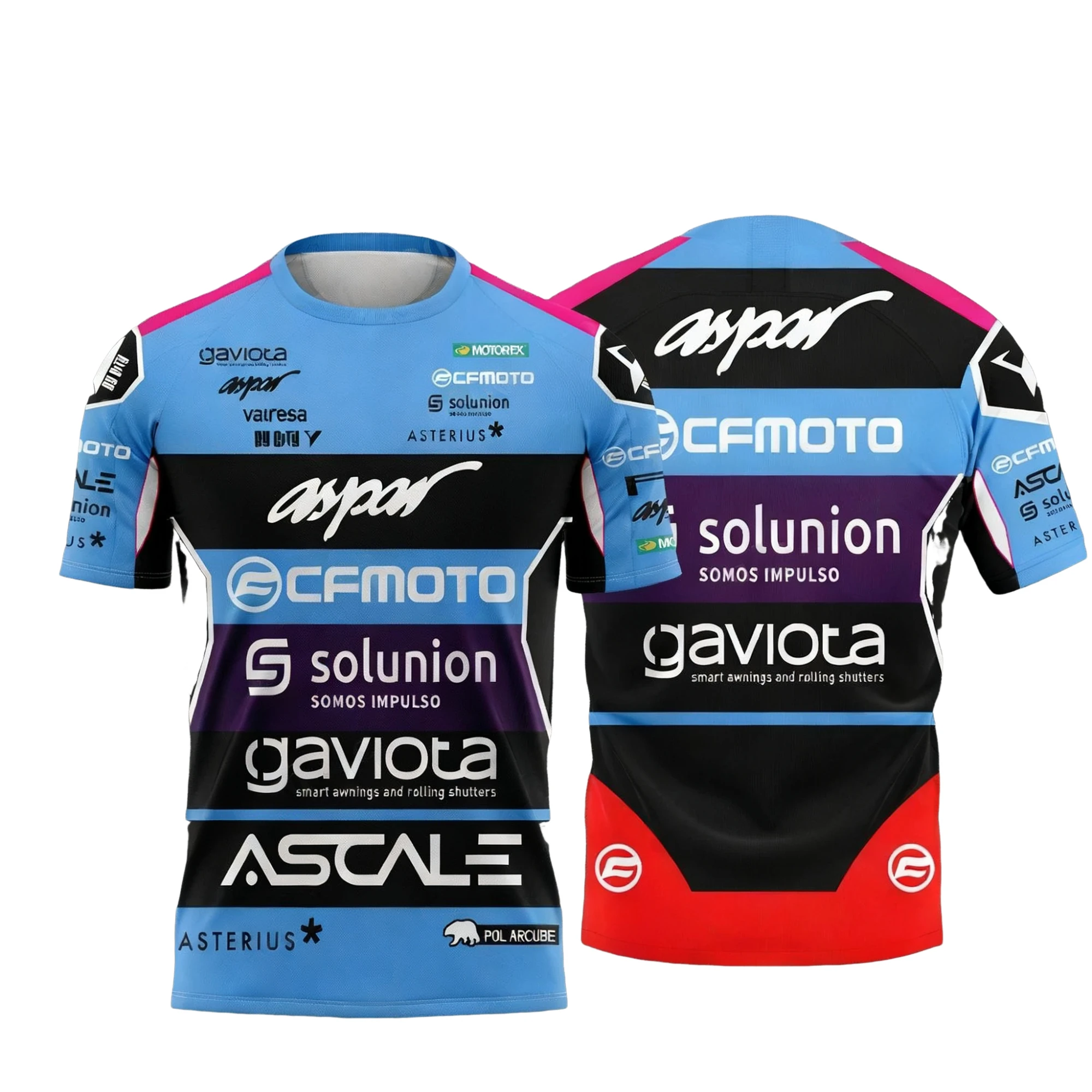 

Футболка CFMOTO Aspar Racing Team Fan для мужчин, женщин и детей, мотоциклетная спортивная одежда с короткими рукавами, модный повседневный удобный топ