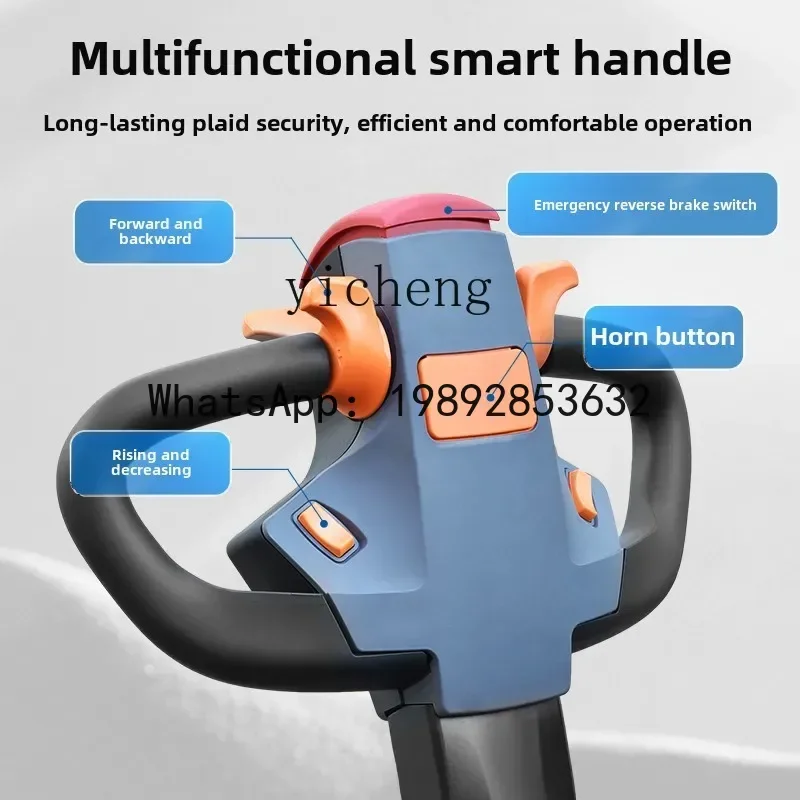 A1 1.5 tons all-electric station drive pallet stacker 2 tons battery stacker electric forklift lift truck