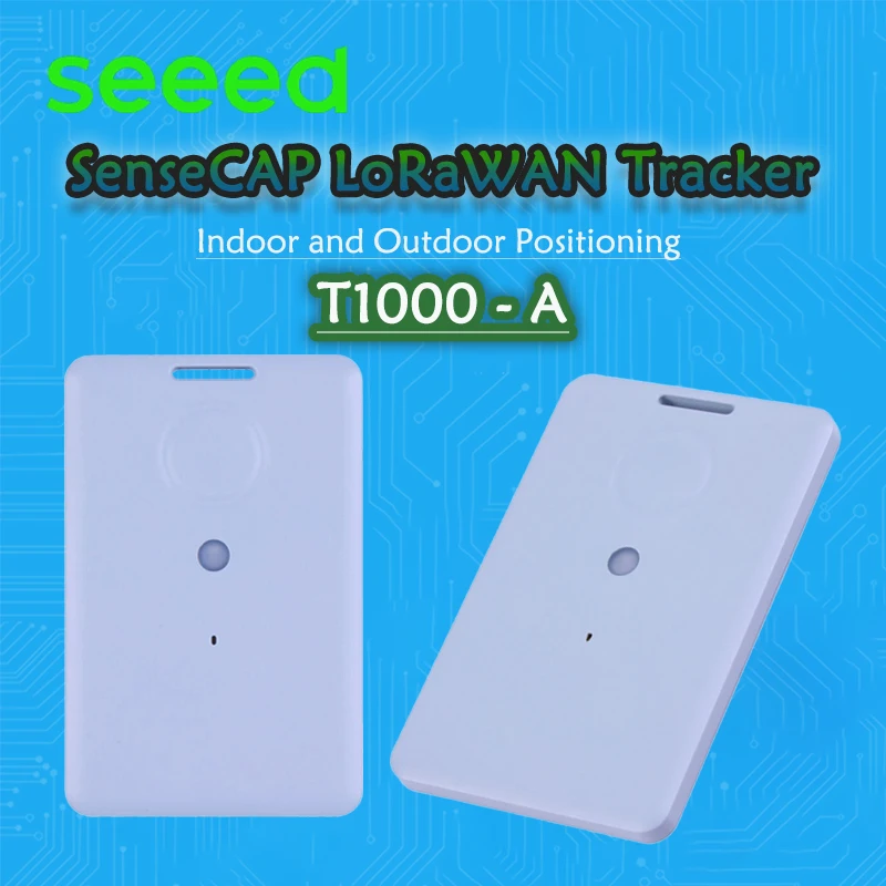 

SenseCAP T1000 A Tracker LoRaWANe Tracker Card T1000-A White Label BLE positioning emperature,brightness,motion sensing