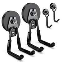 Heavy Duty Storage Magnetic Utility Hook  Pequeno Conjunto  Gancho Magnetico  For Herramientas Estante Acessorios Oficina