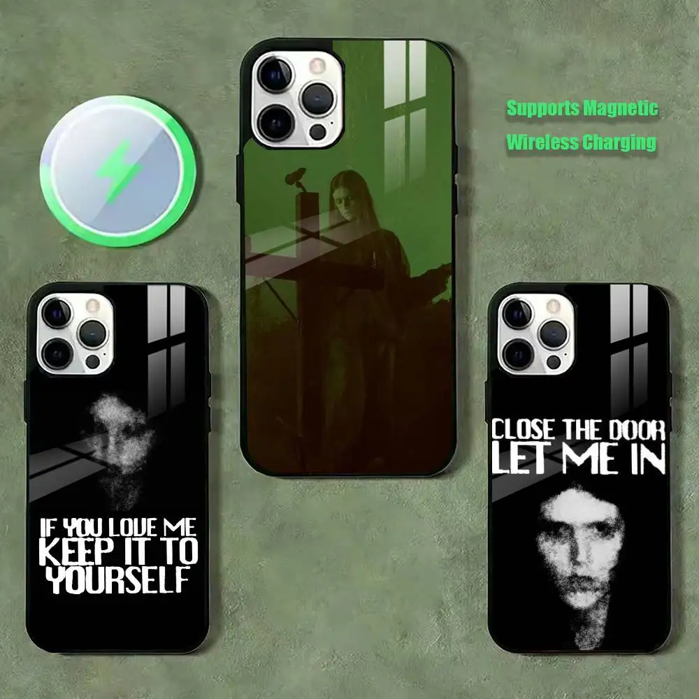 

Singer Ethel Cain Perverts Phone Case For iPhone17,16,15,14,13,12,11 Plus,Pro Allows magnetic wireless charging
