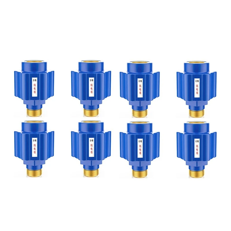 8Pcs [Copper-Colored Aluminum Teeth] Electric Water Heater Anti-Electric Wall Household Water Heater Fittings