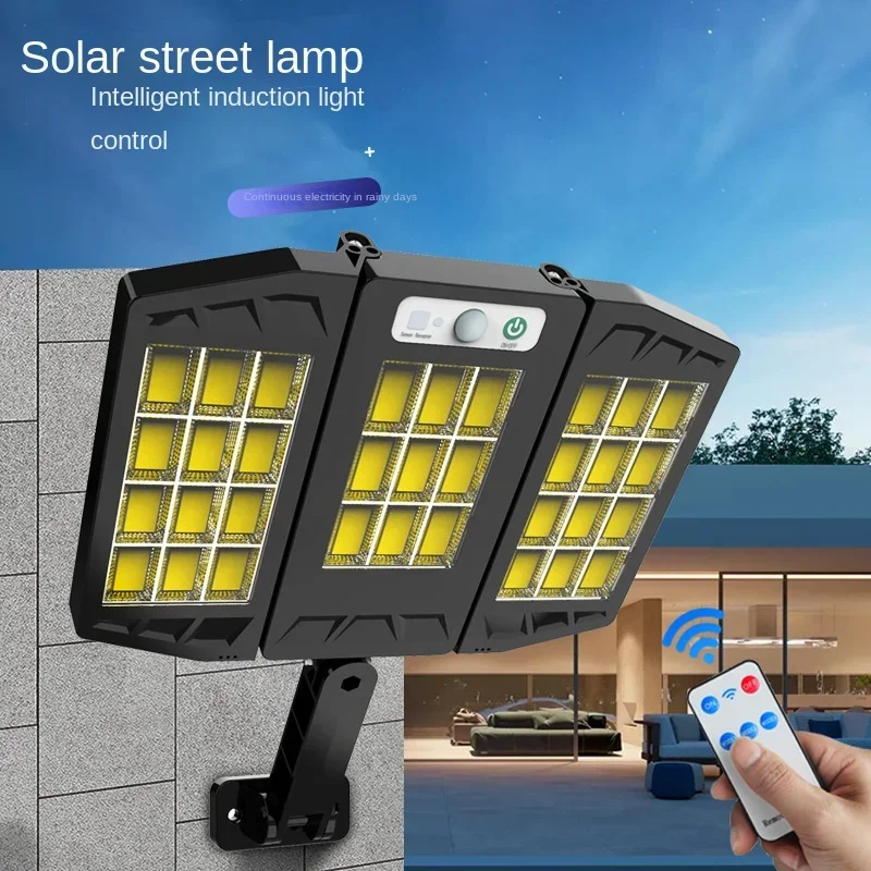 

Powerful Solar Lights Outdoor For Lighting Garden Sunlight Decoration Wall Lamp Motion Sensor Waterproof LED Solar Street Light