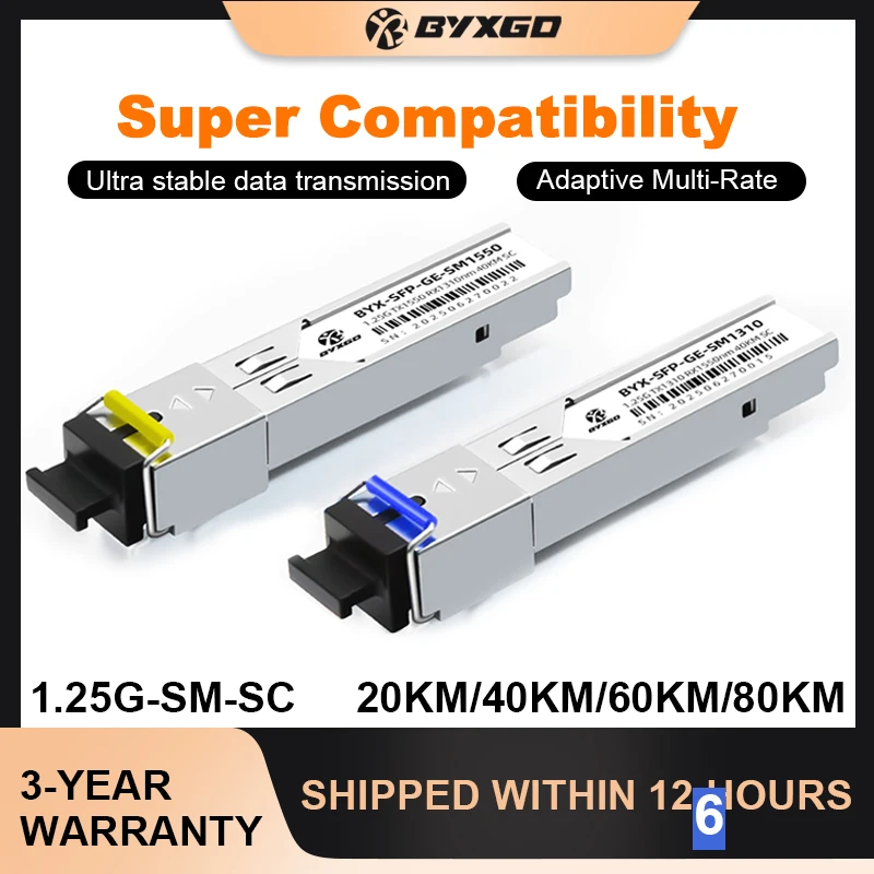 Bidi Sc Sfp Fiber O…