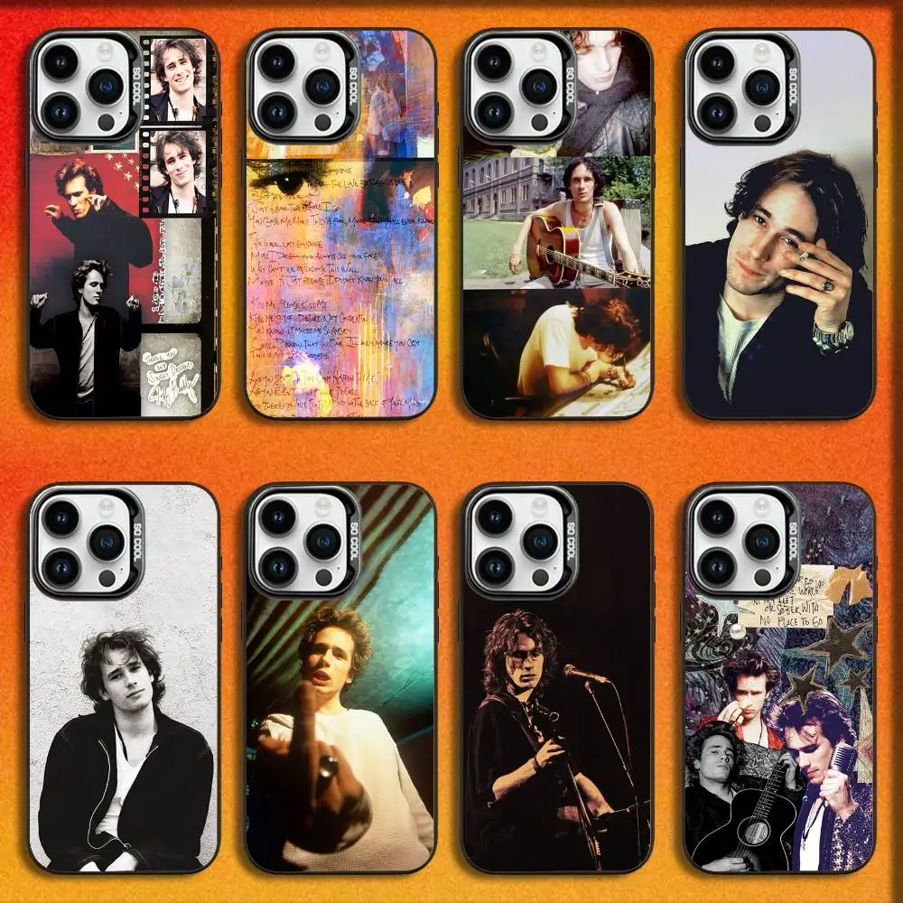 

Singer J-Jeff B-Buckley Phone Case For iPhone 16,15,14,13,12,11,Mini,Pro,E,MAX Black Candy Matte Shockproof Cover
