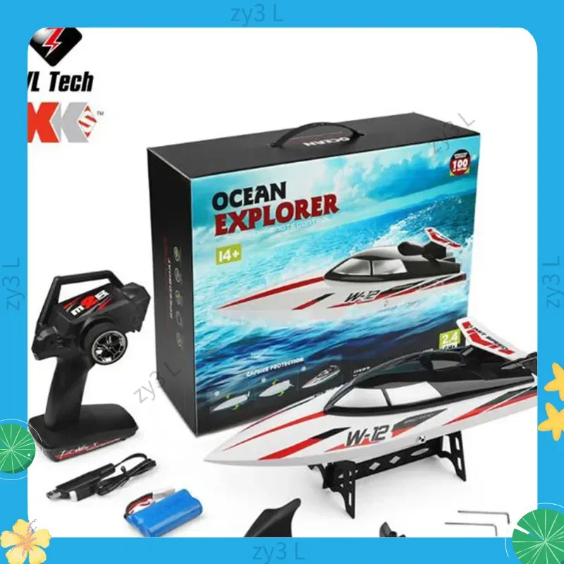 

2025 Weili Wl912-A High-Speed Rc Boat 2.4g Remote Control Toy Anti-Tip Simulation Hobby Model For Fun And Entertainment